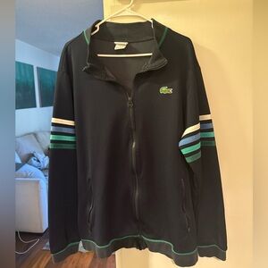 Lacoste retro 90s vintage preppy track jacket unisex